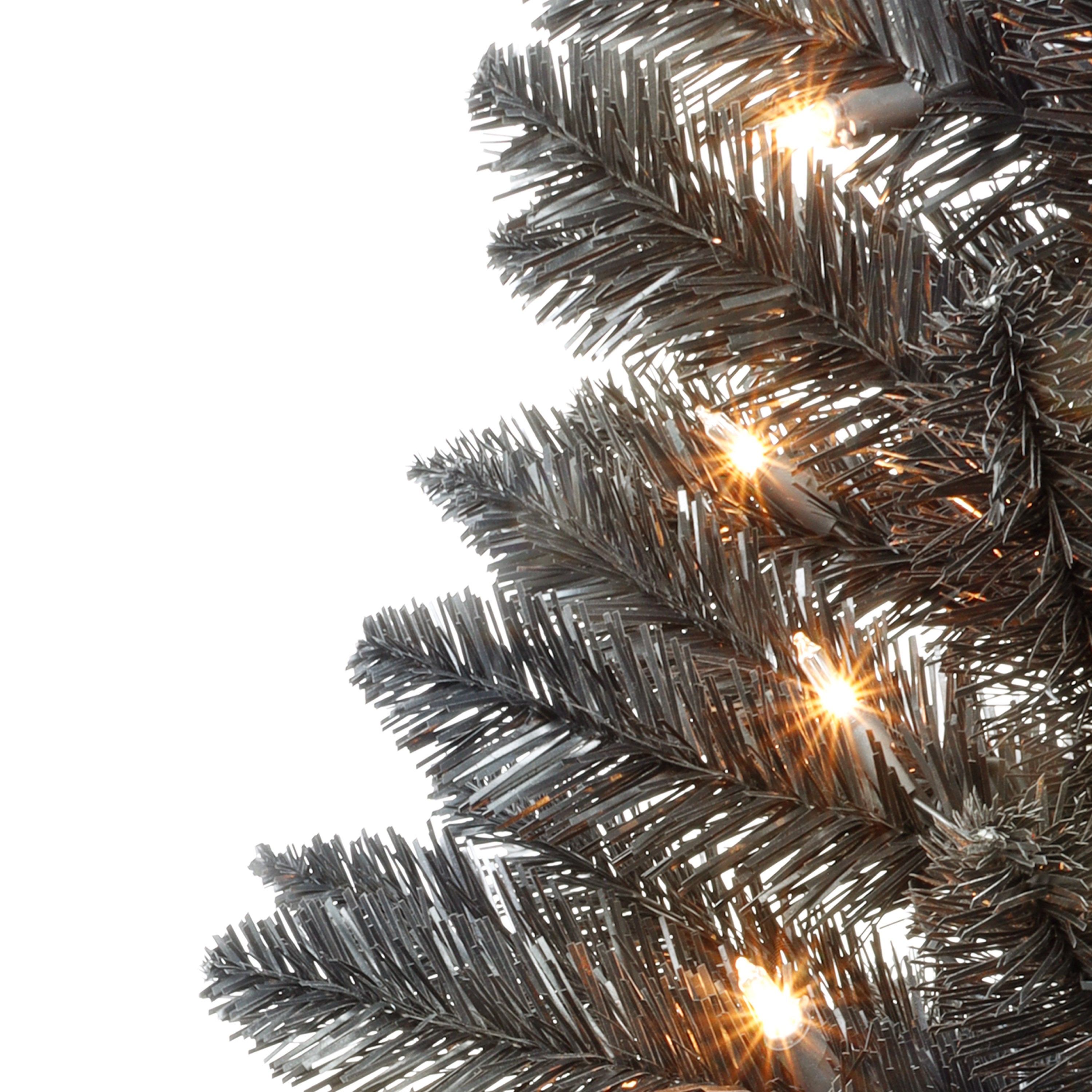 4ft. Pre-Lit Black Pine Tree